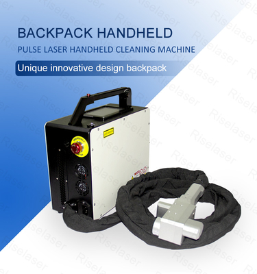 50W 100W Backpack Laser Cleaning Machine for Metal Rust and Surface Paint Removal