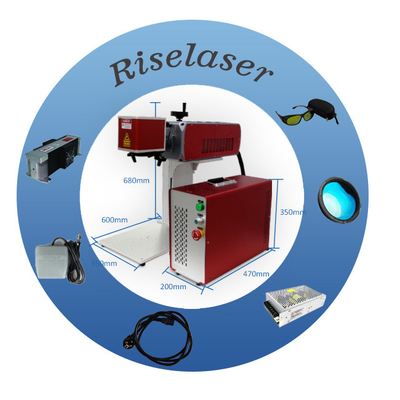 20W 30W 50W 70W Small Portable Fiber Laser Marking Machine Can Cola Desktop Engraving Machine