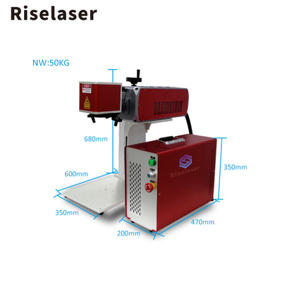 20W 30W 50W 70W Small Portable Fiber Laser Marking Machine Can Cola Desktop Engraving Machine