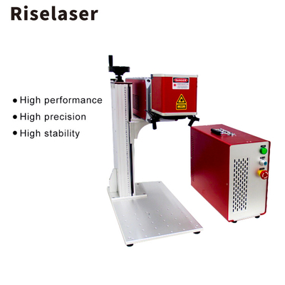 20W 30W 50W 70W Small Portable Fiber Laser Marking Machine Can Cola Desktop Engraving Machine
