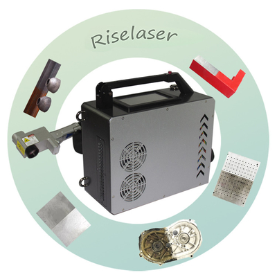 Macchina di pulizia laser portatile da 100w 50w per la rimozione della vernice anidride carbonica monofase AC 220V