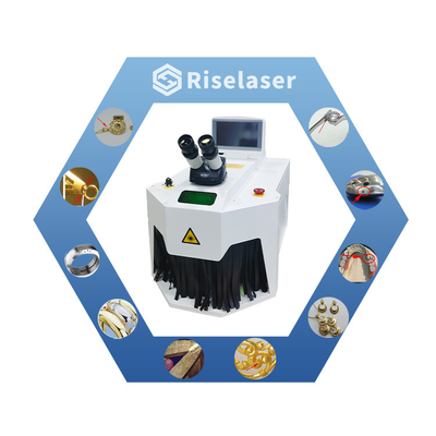 Saldatrice a laser a fibra CNC 150w Mini Piccolo per anelli di gioielli in metallo